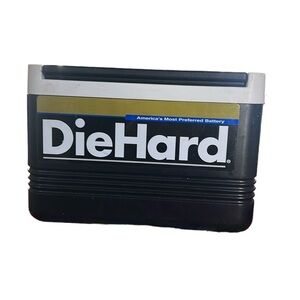 Sears Vintage IGLOO 1990's DIE HARD Battery 6-Pack Cooler Ice Chest Lunch Box